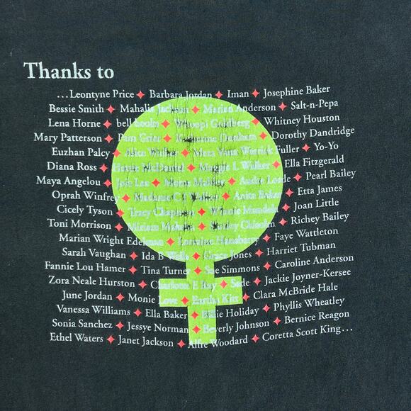 1991 Omar Tomas Warsaw Thanks To Black Women Vintage Tee - Picture 8 of 9